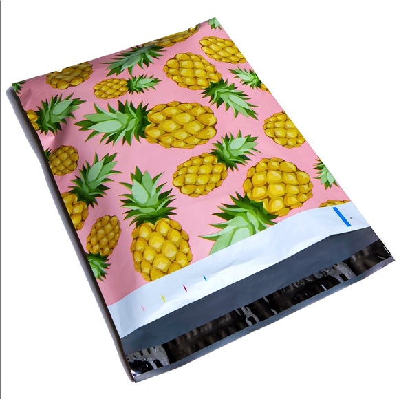 25 10X13 Poly Mailers Pineapple PRICE IS FIRM - Picture 11 of 13